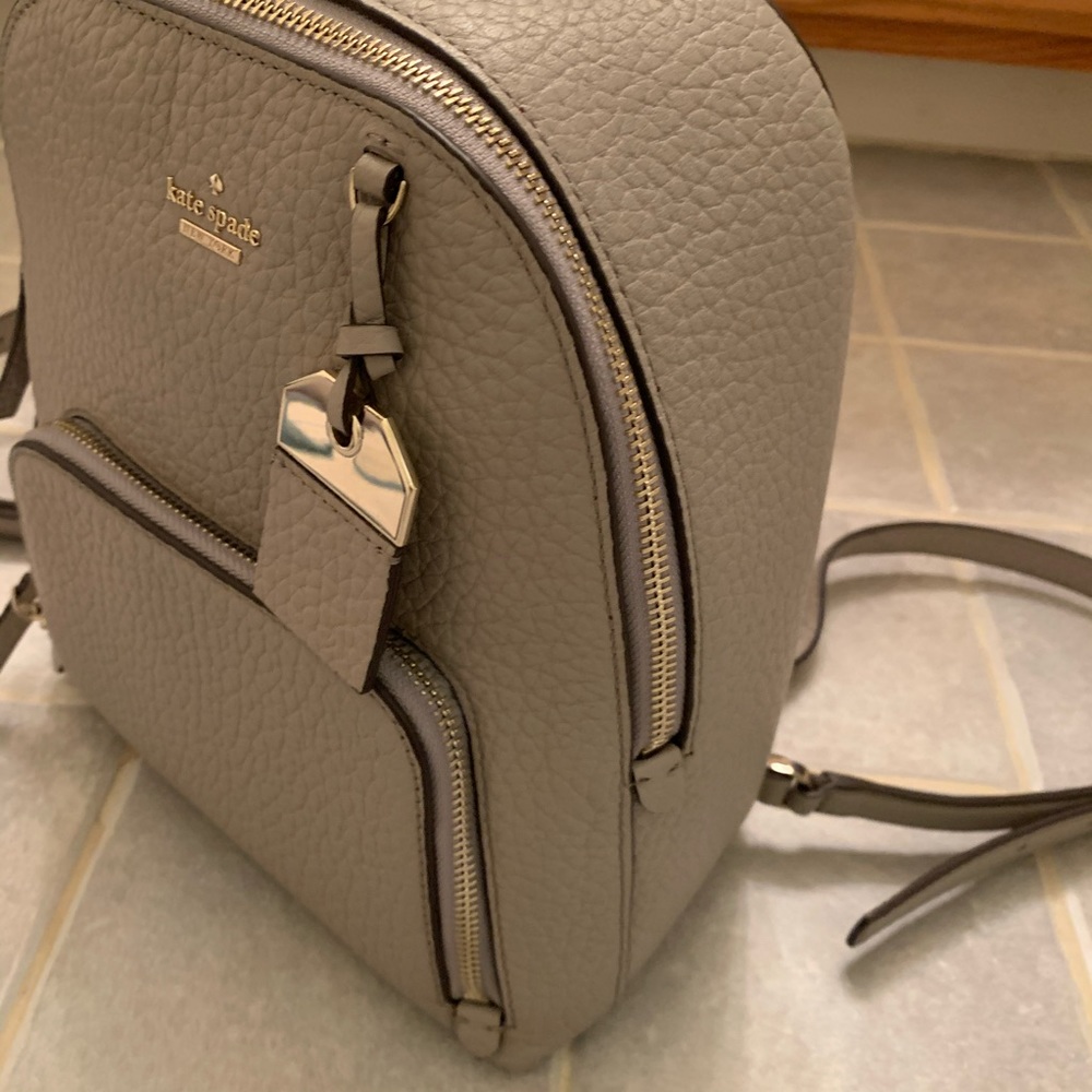 KATE SPADE YORK CARTER CADEN SOFT TAUPE BACKPACK - Picture 3 of 8